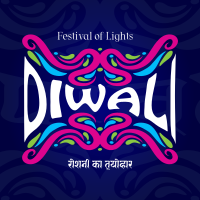 Festival of Lights Instagram Post Design