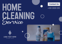 Cleaning Done Right Postcard Design