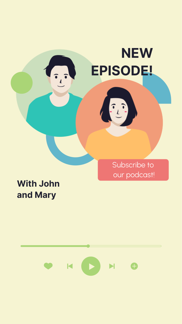 New Podcast Episode Facebook Story Design Image Preview