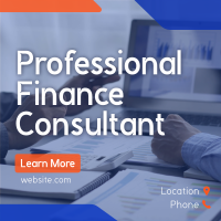 Professional Finance Consultant Instagram post Image Preview