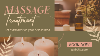 Relaxing Massage Treatment Facebook event cover Image Preview