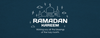 Ramadan Outlines Facebook cover Image Preview