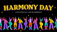 Harmony Day Sparkles Facebook Event Cover Design