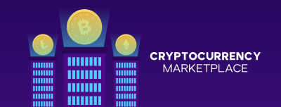 Cryptocurrency Market Facebook cover Image Preview