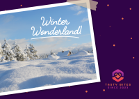 Winter Wonderland Postcard Image Preview