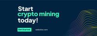 Crypto Mining Facebook Cover Design