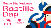 Bastille Day Geometric Animation Preview