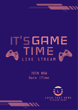 Game Time Flyer Image Preview
