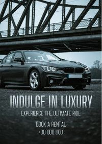 Luxury Car Rental Poster Image Preview