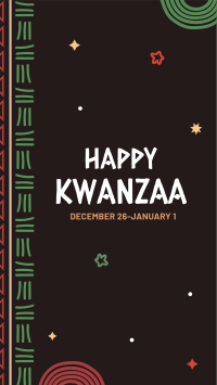 Bright Kwanzaa Facebook Story Design