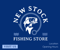Fishing Store Facebook Post Design