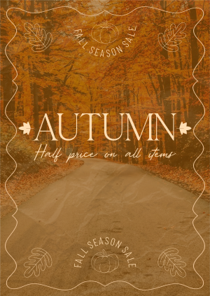Fall Season Sale Poster Image Preview