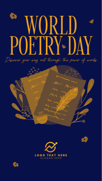 Poetry Creation Day Instagram Story Preview