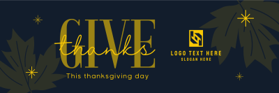 Minimalist Thanksgiving Twitter header (cover) Image Preview