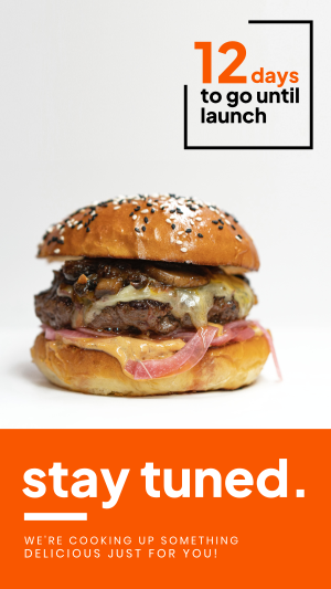 Burger Shack Launch Instagram story
