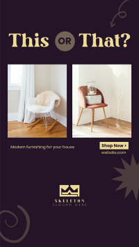 Modern Furnishing Facebook story Image Preview