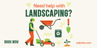 Flatlay Landscaping Service Twitter Post Image Preview