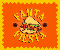 Fajita Fiesta Facebook Post Design