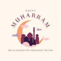 Happy Muharram Islam Instagram Post Design