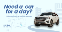 Car Rental Offer Facebook Ad Design