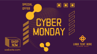 Quirky Tech Cyber Monday Facebook Event Cover Design