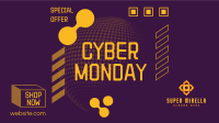 Quirky Tech Cyber Monday Facebook event cover Image Preview