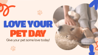 Pet Loving Day Video Image Preview