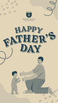 Father's Day Greeting TikTok video Image Preview