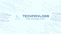 Technology Vlogs YouTube Banner Image Preview