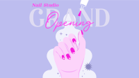 Nail Salon Opening Facebook event cover Image Preview
