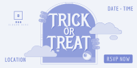 Halloween Trick or Treat Twitter Post Image Preview