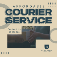 Affordable Courier Service Instagram post Image Preview