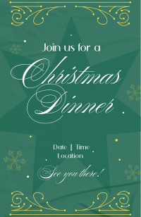 Christmas Dinner Invitation Preview