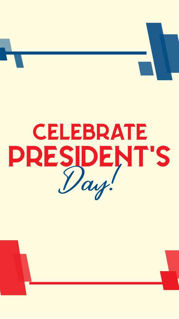 Celebrate President's Day Instagram Story Design