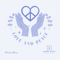 Love and Peace Instagram post Image Preview