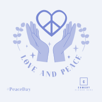 Love and Peace Instagram Post Design