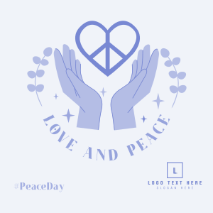 Love and Peace Instagram post Image Preview