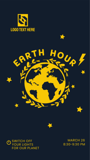 Recharging Earth Hour Facebook story