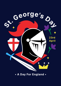 St. George's Knight Helmet Letterhead | BrandCrowd Letterhead Maker