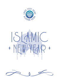 Celebrate Islamic New Year Poster Design