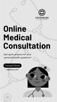 Online Medical Consultation Instagram Reel Image Preview