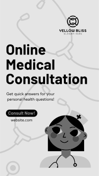 Online Medical Consultation Instagram Reel Image Preview