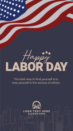 Celebrate Labor Day Facebook story Image Preview