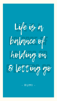 Life Balance Quote Instagram Reel Preview