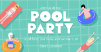 Exciting Pool Party Facebook ad Image Preview