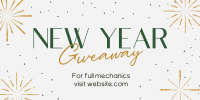 Sophisticated New Year Giveaway Twitter post Image Preview