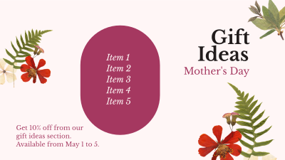 Gift for Mothers Facebook event cover Image Preview