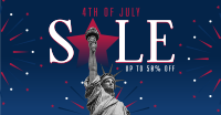 4th of July Sale Facebook ad Image Preview