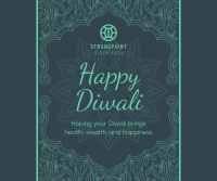 Fancy Diwali Greeting Facebook post Image Preview