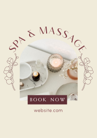 Relaxing Massage Flyer Design